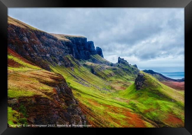 The Quiraing Framed Print by Ian Scrimgeour