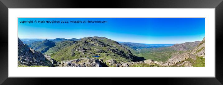 Crinkle Crags in the English Lake District Framed Mounted Print by Mark Houghton