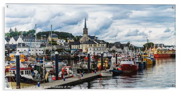 Donegal, Killybegs Acrylic by Margaret Ryan