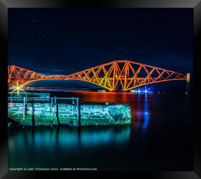 Scotlands Forth Rail Bridge Framed Print by Liam Thompson