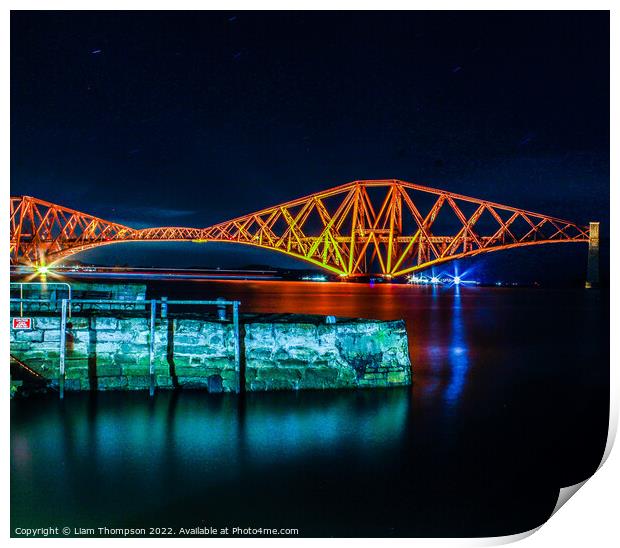 Scotlands Forth Rail Bridge Print by Liam Thompson