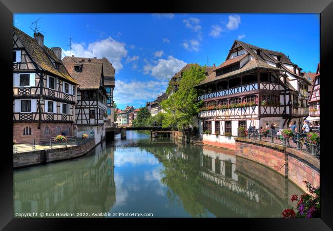 Strasbourg petite France Framed Print by Rob Hawkins