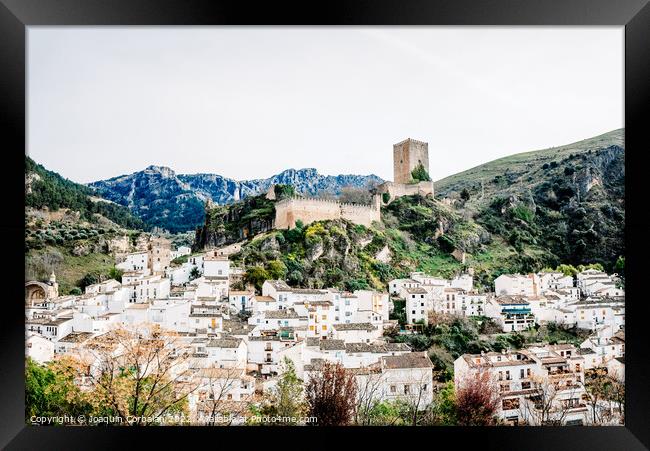 View of the old town of Cazorla, in Jaen. Framed Print by Joaquin Corbalan