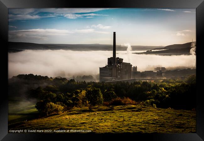 Breedon Hope Cement Works Framed Print by David Hare