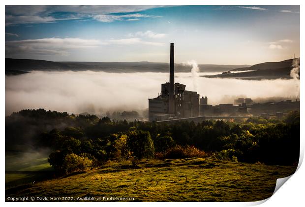 Breedon Hope Cement Works Print by David Hare