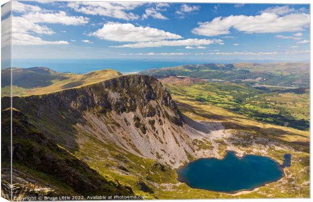 View from Cadair Idris Canvas Print by Bruce Little