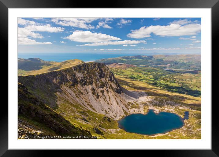View from Cadair Idris Framed Mounted Print by Bruce Little