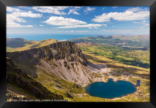 View from Cadair Idris Framed Print by Bruce Little