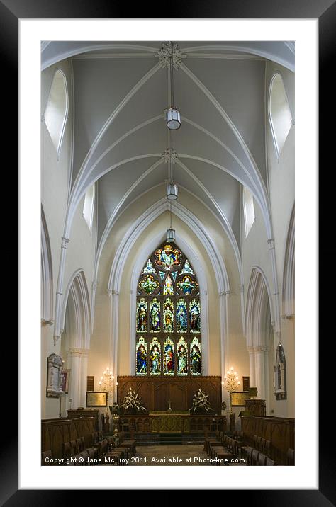 Downpatrick Cathedral, Downpatrick, Northern Irela Framed Mounted Print by Jane McIlroy