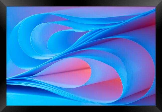 Light and Curves 2 Framed Print by Kelly Bailey