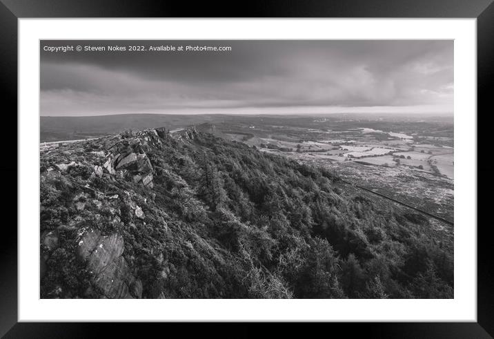 Majestic Roaches Skyline Framed Mounted Print by Steven Nokes