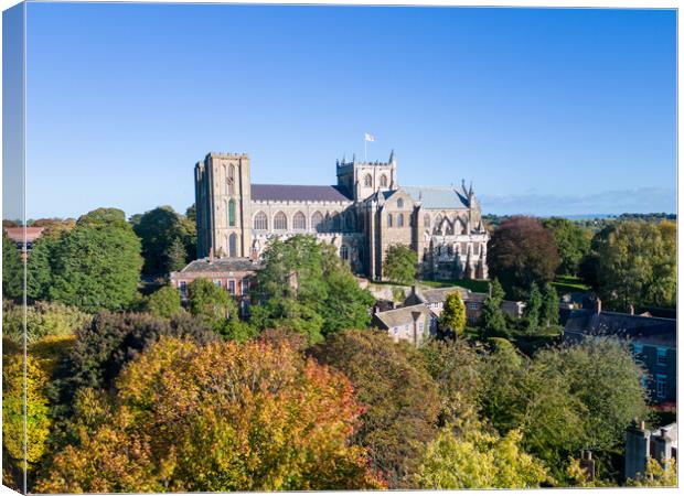 Ripon Cathedral Canvas Print by Apollo Aerial Photography