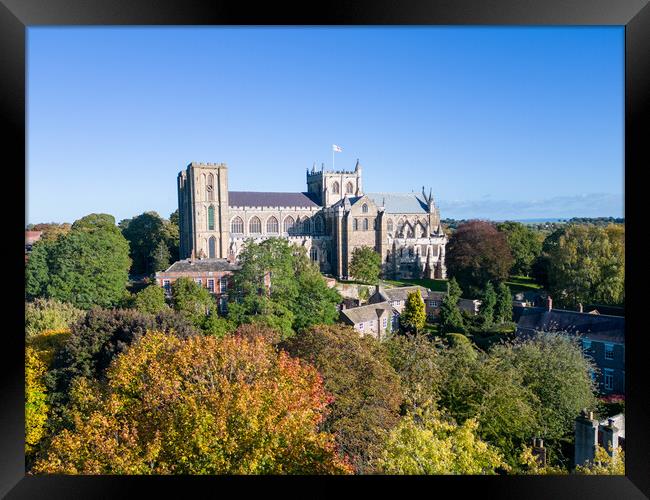 Ripon Cathedral Framed Print by Apollo Aerial Photography