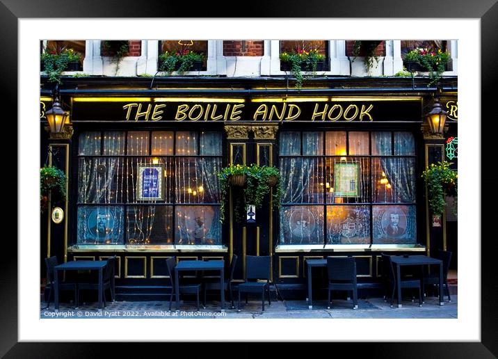 The Boilie And Hook Pub Framed Mounted Print by David Pyatt