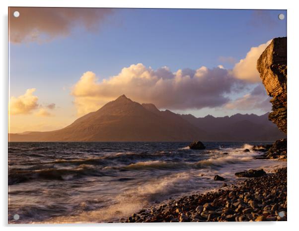 Elgol - Isle of Skye. Acrylic by Tommy Dickson