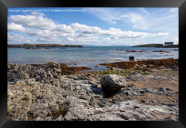 Rhoscolyn Beach, Anglesey Framed Print by Derek Daniel