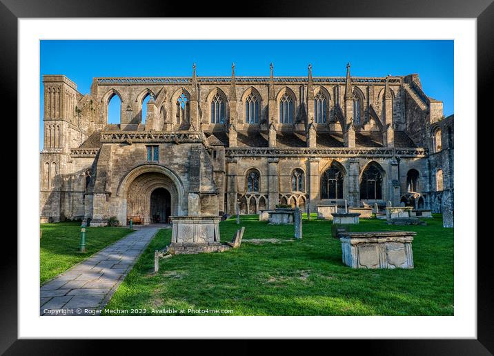 The Ancient Beauty of Malmesbury Abbey Framed Mounted Print by Roger Mechan