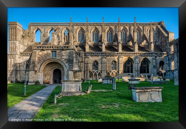 The Ancient Beauty of Malmesbury Abbey Framed Print by Roger Mechan