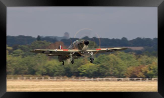 Hawker Hurricane Scramble Framed Print by J Biggadike
