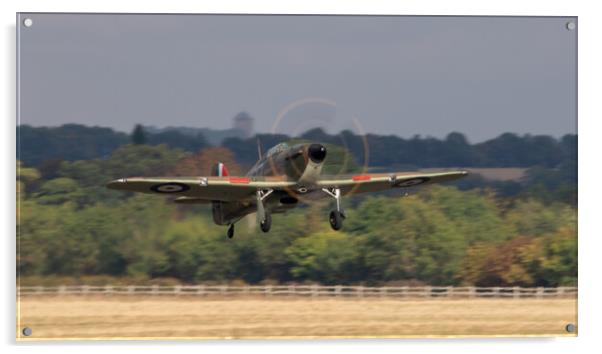 Hawker Hurricane Scramble Acrylic by J Biggadike