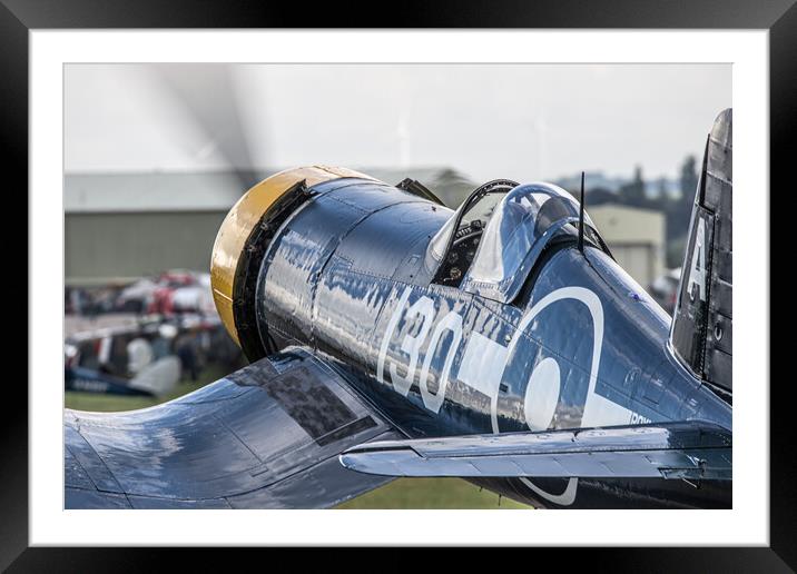  Vought F4U Corsair Framed Mounted Print by J Biggadike