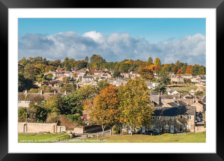 Startforth from The Demesnes, Barnard Castle, Teesdale Framed Mounted Print by Richard Laidler