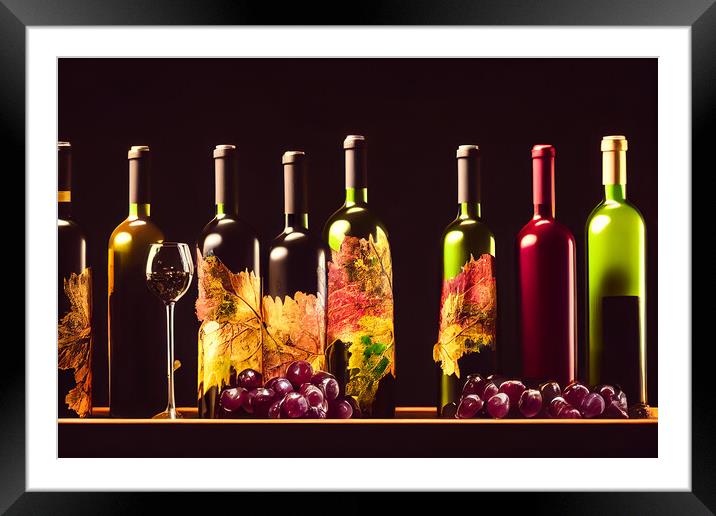 A Drink of Luxury Framed Mounted Print by Adam Kelly