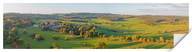 Cannon Hall Panoramic Print by Apollo Aerial Photography
