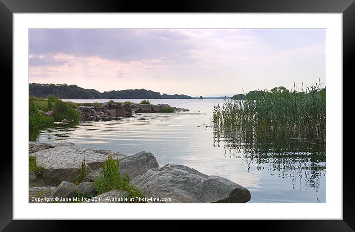 Evening on Lough Leane, Killarney Framed Mounted Print by Jane McIlroy