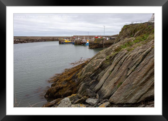 Discover the Beauty of Amlwch Framed Mounted Print by Derek Daniel
