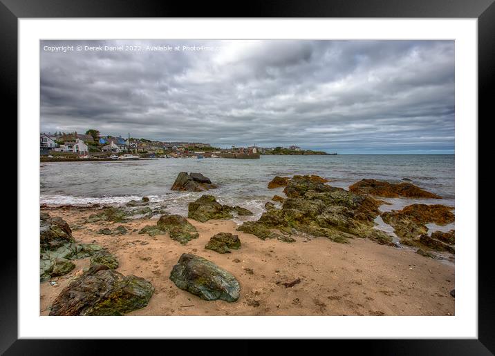 Cemaes Beach, Anglesey Framed Mounted Print by Derek Daniel