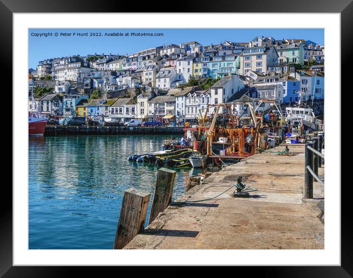 The Quayside  Framed Mounted Print by Peter F Hunt