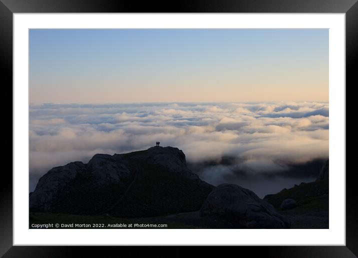 Cloud Inversion in the Picos de Europa Framed Mounted Print by David Morton