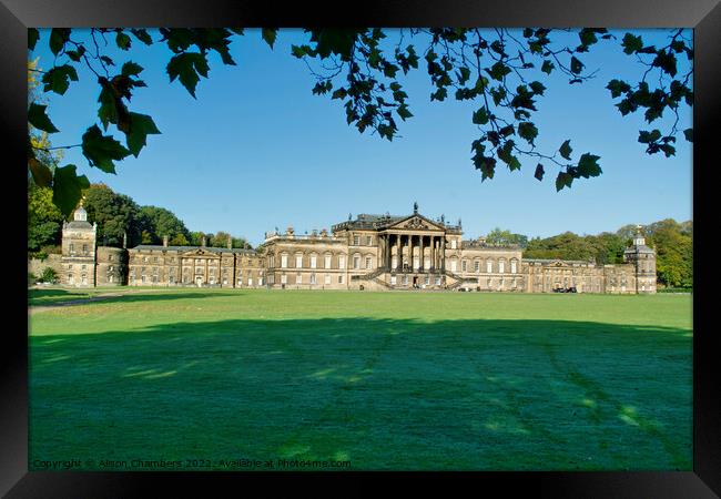 Wentworth Woodhouse Framed Print by Alison Chambers