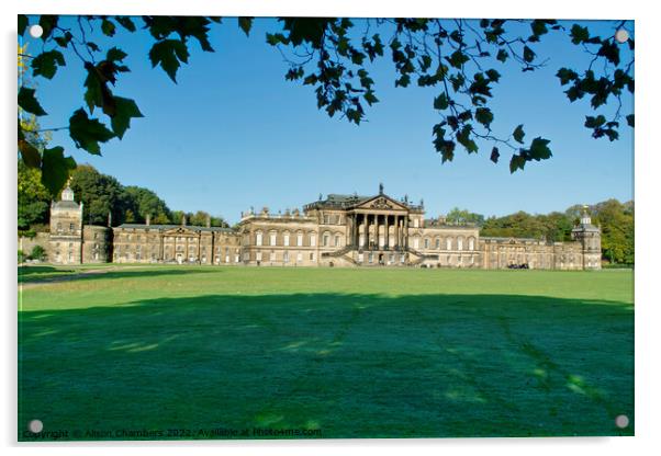 Wentworth Woodhouse Acrylic by Alison Chambers