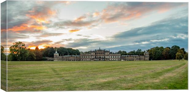 Wentworth Woodhouse Canvas Print by Apollo Aerial Photography