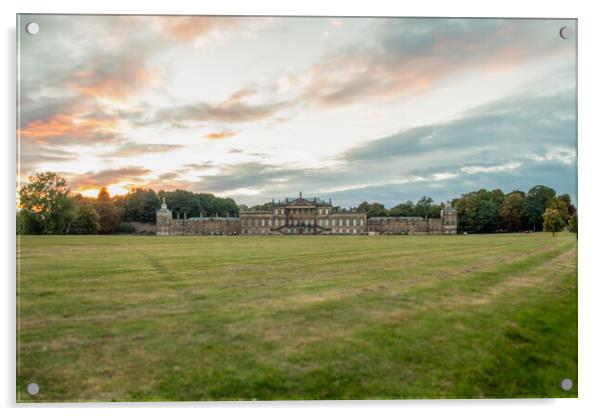 Wentworth Woodhouse Acrylic by Apollo Aerial Photography