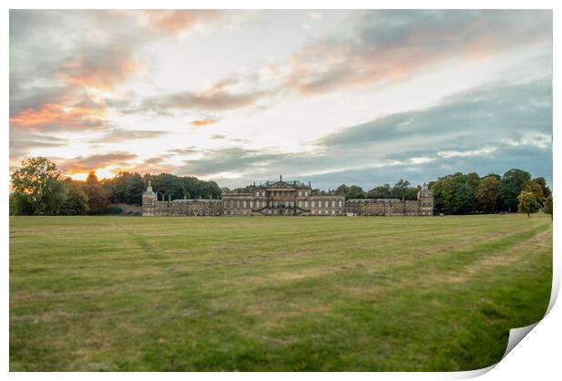 Wentworth Woodhouse Print by Apollo Aerial Photography