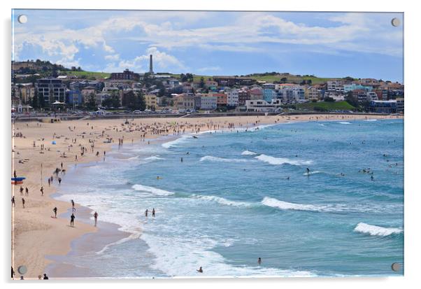 Bondi beach, Sydney, NSW Acrylic by Allan Durward Photography