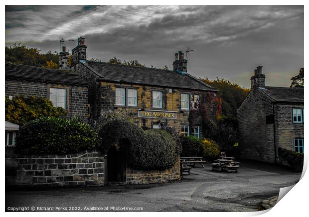 The Woolpack - Emmerdale Print by Richard Perks