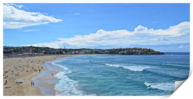 Bondi beach scene, Sydney NSW. Print by Allan Durward Photography