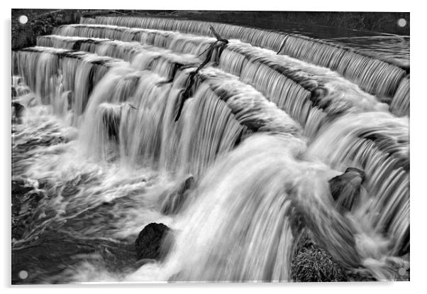 Monsal Weir  Acrylic by Darren Galpin