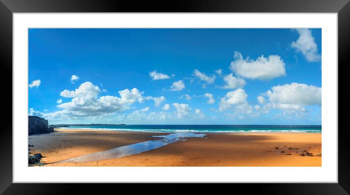 Watergate Bay, Cornwall Framed Mounted Print by Maggie McCall