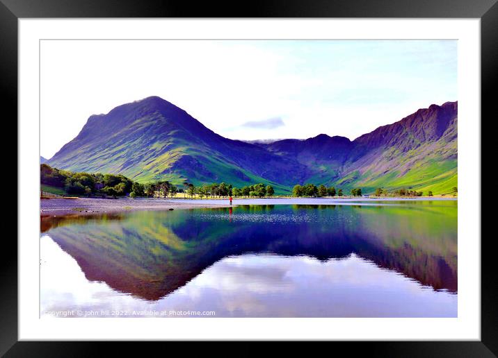 Big country, Cumbria, UK. Framed Mounted Print by john hill