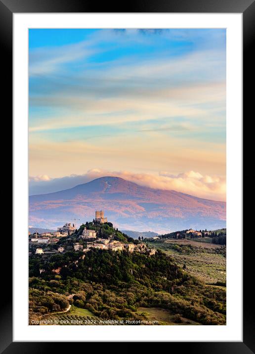 Castiglione d'Orcia Framed Mounted Print by Dirk Rüter