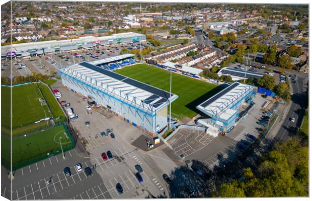 Field Mill Mansfield Town Canvas Print by Apollo Aerial Photography