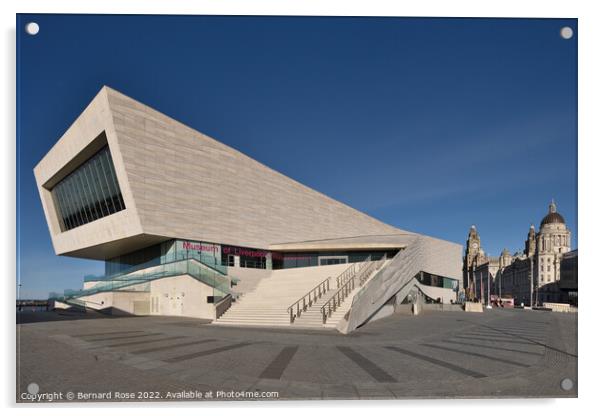 Museum of Liverpool Acrylic by Bernard Rose Photography