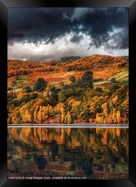 Loch Tummel  Framed Print by Craig Doogan