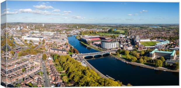 Nottingham Trent Canvas Print by Apollo Aerial Photography