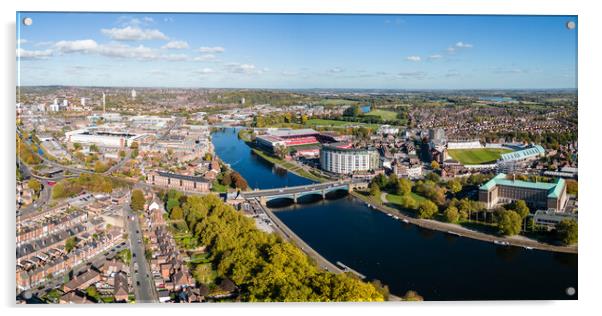 Nottingham Trent Acrylic by Apollo Aerial Photography
